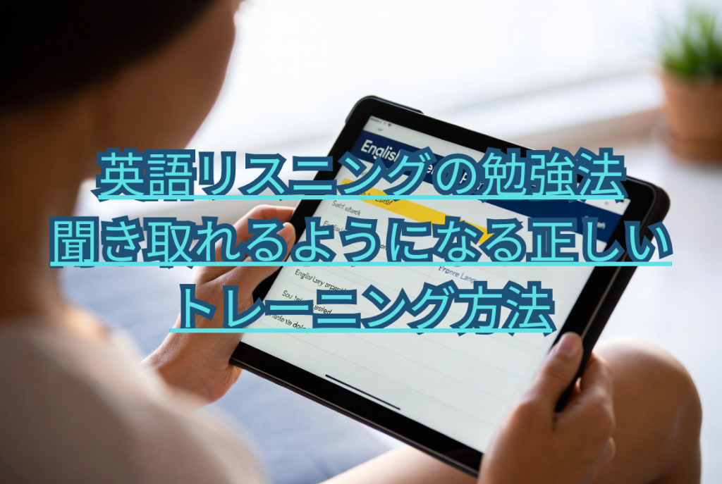 英語リスニングの勉強法｜聞き取れるようになる正しいトレーニング方法