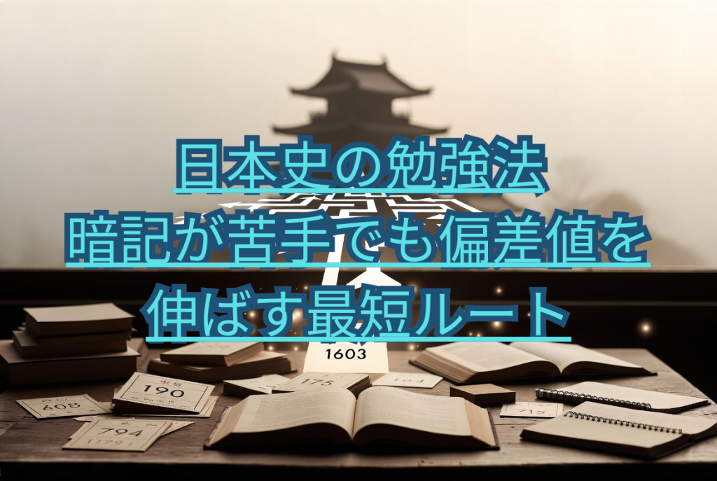 日本史の勉強法｜暗記が苦手でも偏差値を伸ばす最短ルート