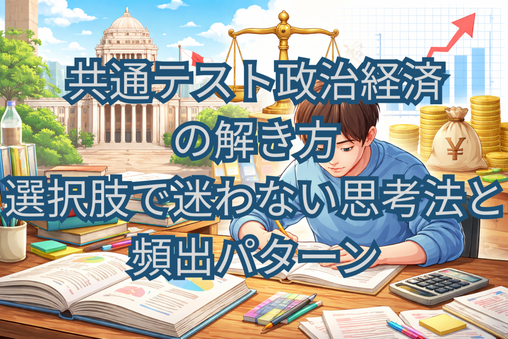 共通テスト政治経済の解き方｜選択肢で迷わない思考法と頻出パターン