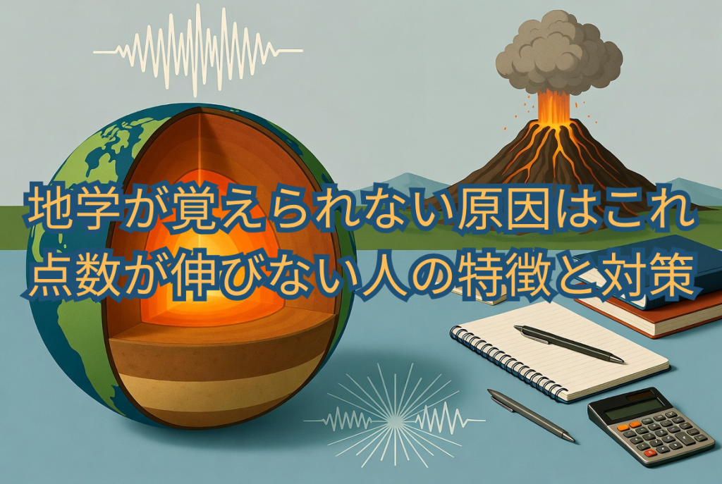 地学が覚えられない原因はこれ｜点数が伸びない人の特徴と対策