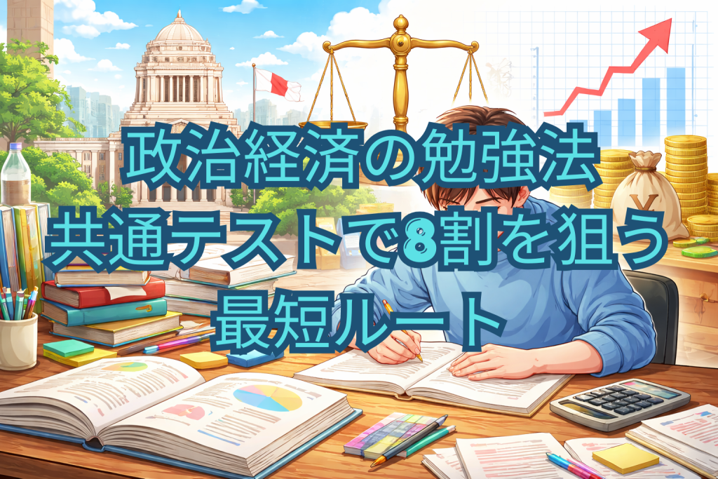 政治経済の勉強法｜共通テストで8割を狙う最短ルート