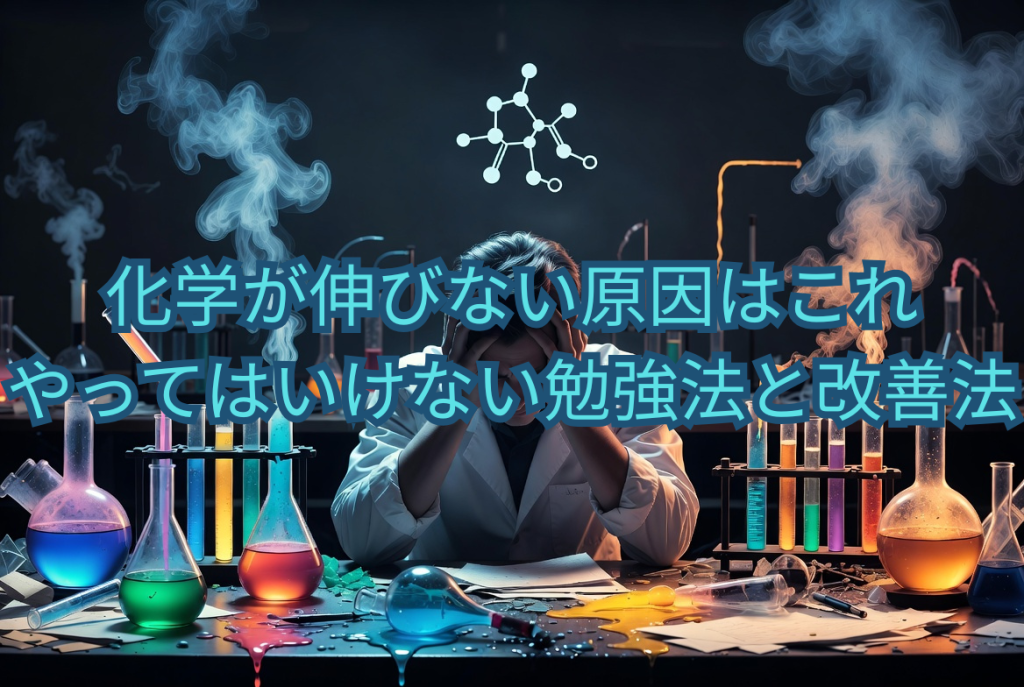 化学が伸びない原因はこれ｜やってはいけない勉強法と改善法