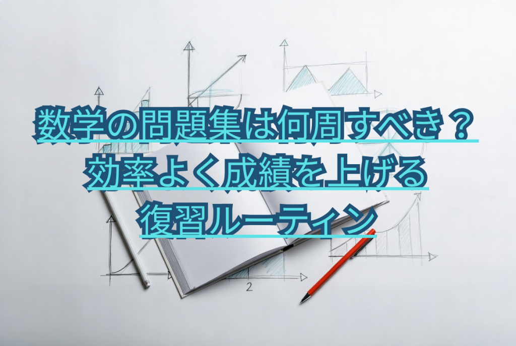 数学の問題集は何周すべき？効率よく成績を上げる復習ルーティン