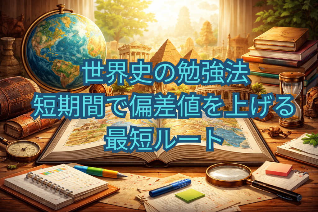 世界史の勉強法 短期間で偏差値を上げる最短ルート