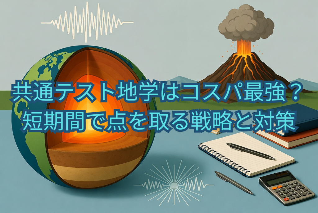 共通テスト地学はコスパ最強？短期間で点を取る戦略と対策